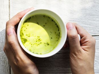 Let Matcha Slim steep and drink before meals
