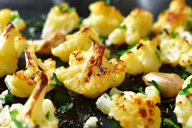cauliflower on a diet for the lazy